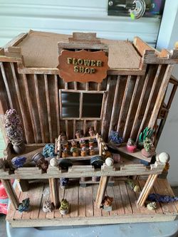 Custom hand built flower shop.