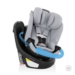 Evenflo Gold Revolve 360 Slim 2-in-1 Rotating Convertible Car Seat - Quartz: 28.2 lbs, Rear Facing Min 4 lbs