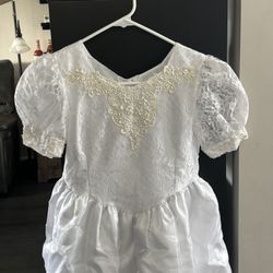 Little Girls Communion, Flower Girl Gown Size 8