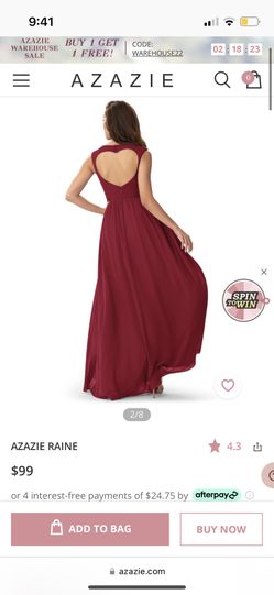 Burgundy Dress
