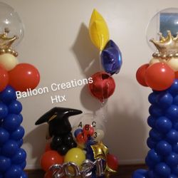  Kids  Graduation Balloon Towers