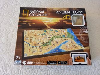 Brand new NATIONAL GEOGRAPHIC 4D Ancient Egypt 600 Puzzle Piece Set