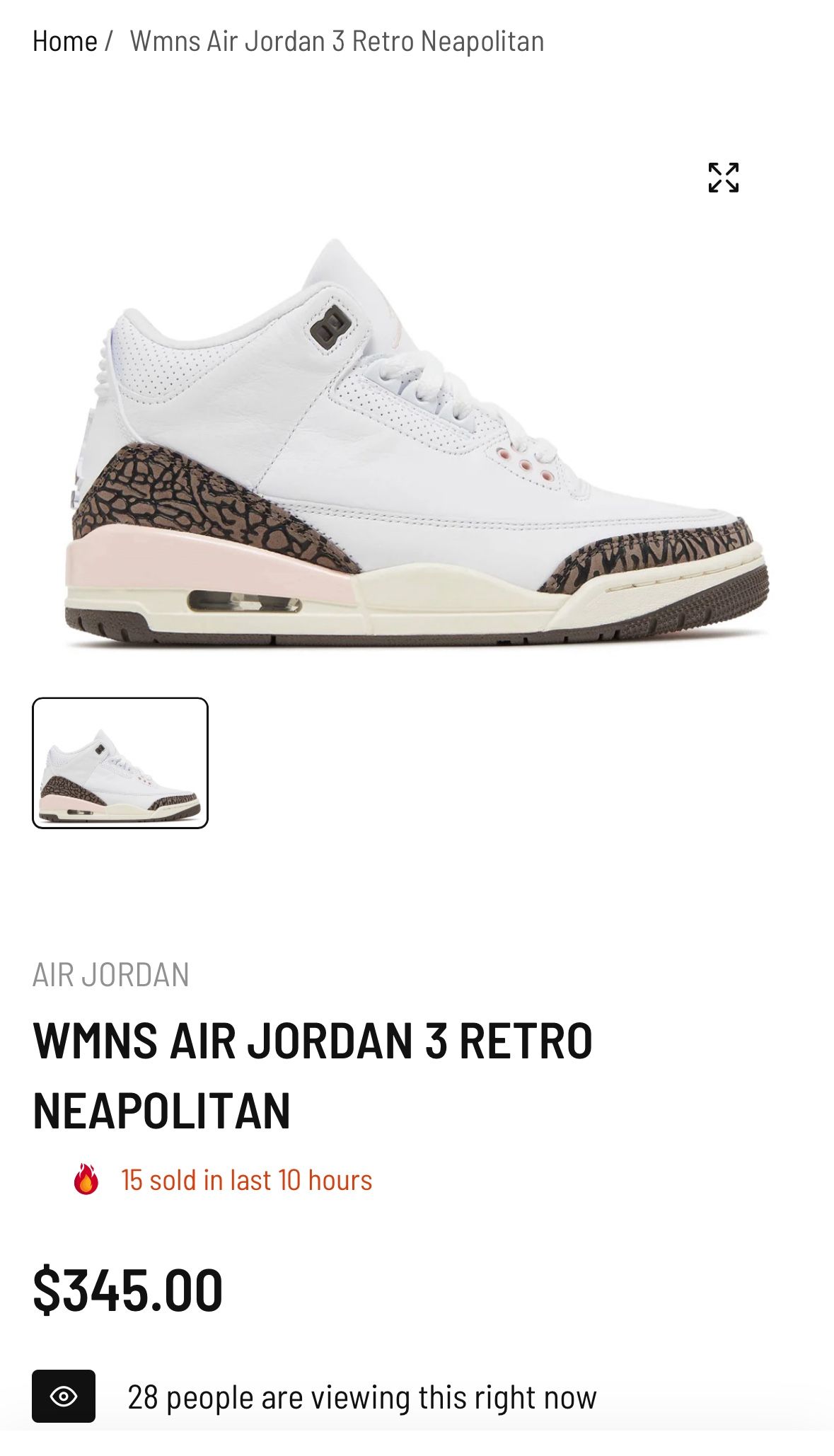 Women's air Jordans Size 8