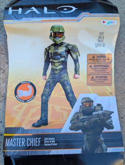 Halloween Costume HALO Master Chief kids youth size Small 4-6 (4,5,6)