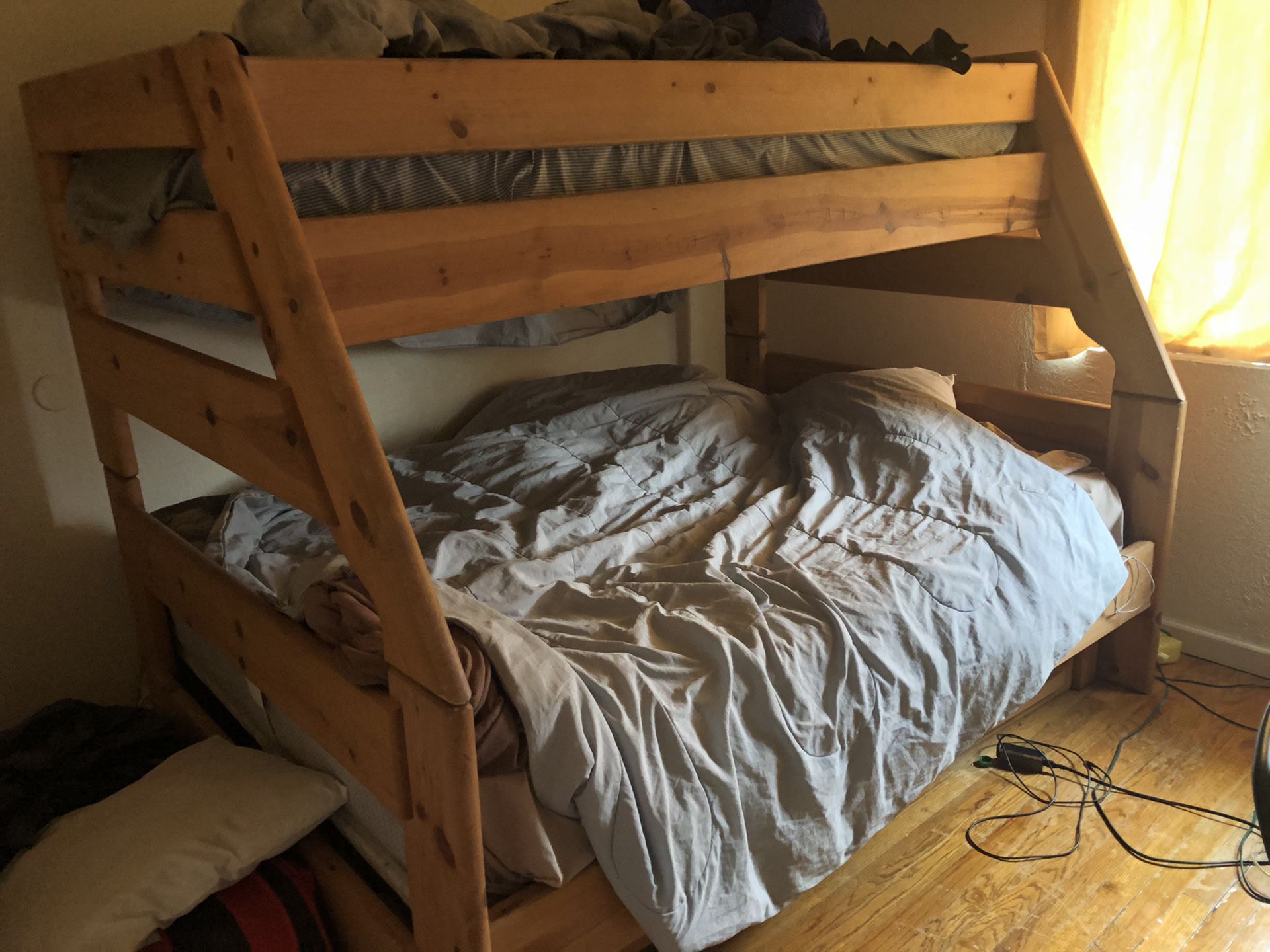 Twin bed over full size.