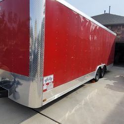 2022 Cargo Trailer 22ft  Ramp Door Tandem Axle 