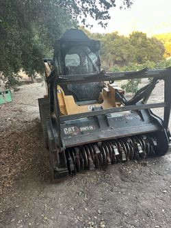 Skid steer mulcher masticator mulcher shredder