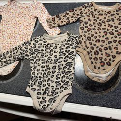Girls 6-9M Longsleeve Onesies!