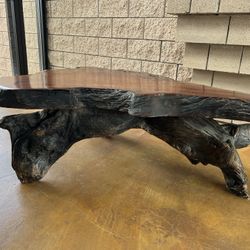 Redwood Burl Coffee Table! 