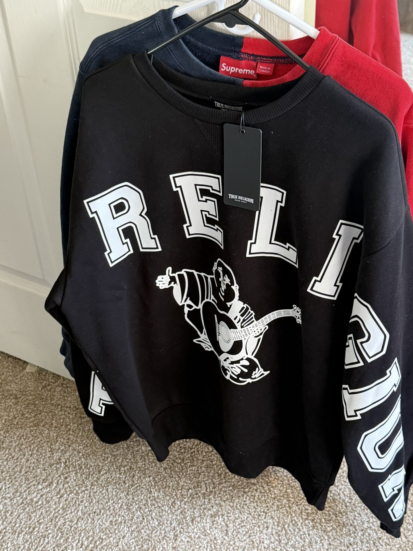 black true religion sweater 