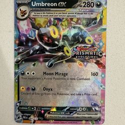 🔥 Umbreon ex Prismatic Evolutions Stamped NM (065/131)