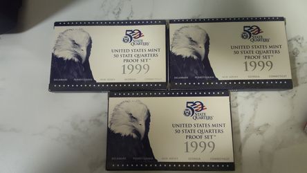 1999 U.S. Mint 50 State Quarters Proof Set