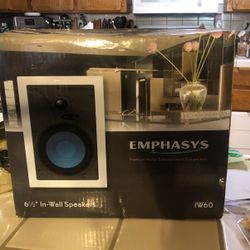 Enphasys Premium 6 1/2 “ In Wall Speakers New In Box