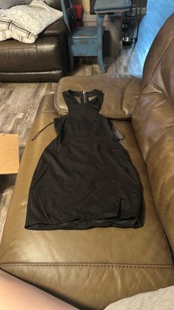 Express Black dress with slit