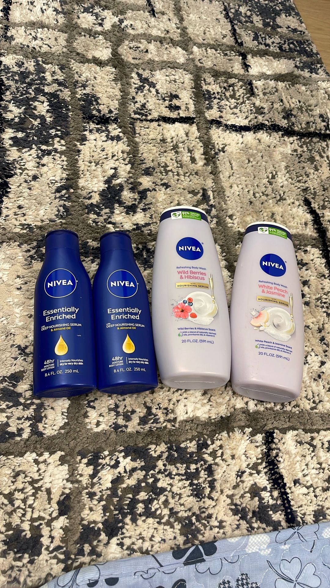 4 Nivea Lotion All For 15 Dollars