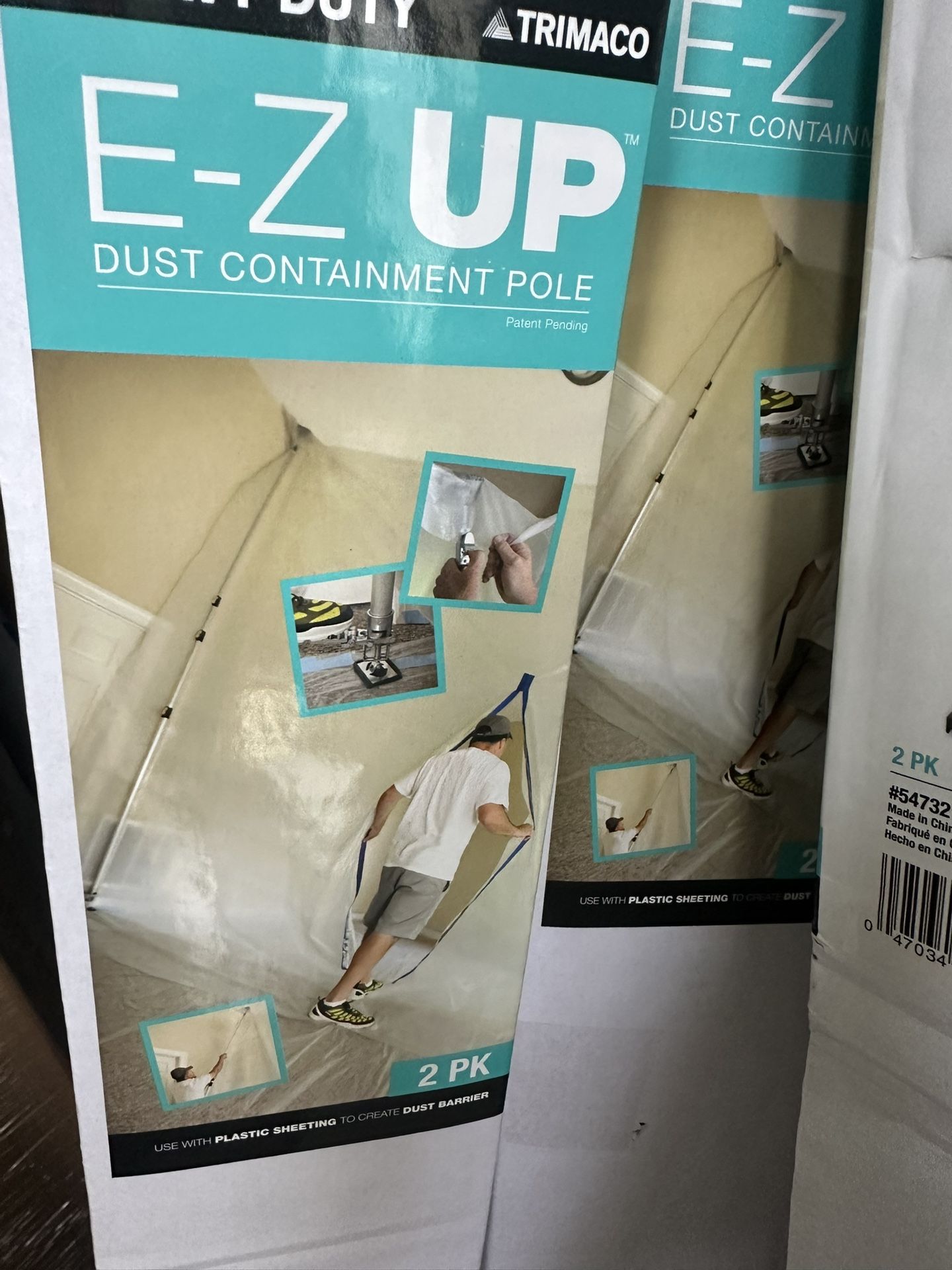 E-Z Up 2 Pk. Containment Pole For Construction Projects