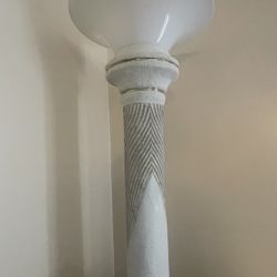 Vintaged 1990’s Floor Lamp (Heavy) Ceramic/Plastic