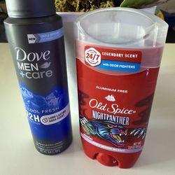 Old Spice And Dove Deodorant 