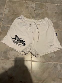 Hermanos Koumori Cotton Running White Shorts Mexico D.F. Sz Small