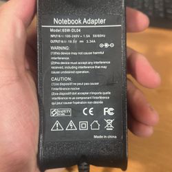  Laptop AC  65W-DL04 19.5V DC 3.34A Power Adapter Cord 