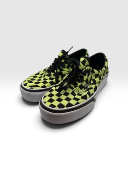 Brand New Vans Era Stackform Glow-in-the-Dark "Warped Check" Platform Sneakers
