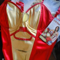 Iron Man Costume Corset NWT!