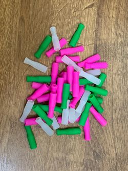 Silicone Drinking Straw Tips 2 Pcs