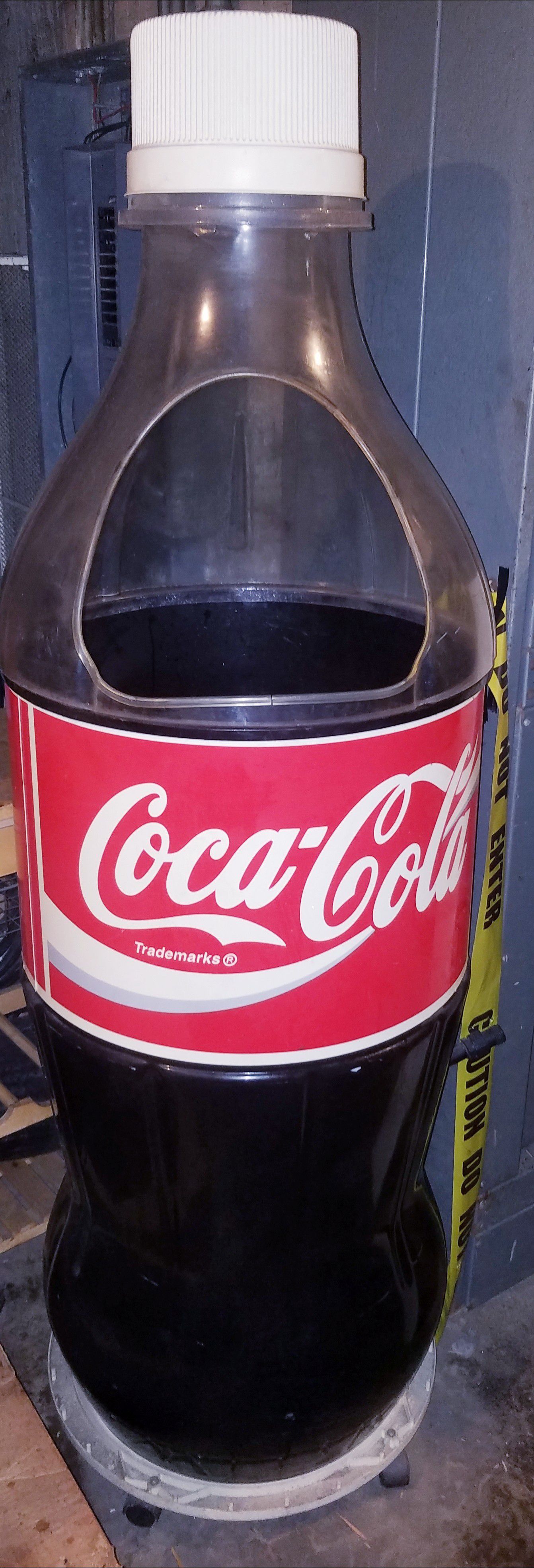 Large 5ft. 5inch Coca Cola Cooler Ice Coke Bottle