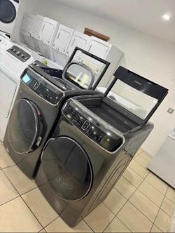 Samsung Front Load Washer and Dryer Set