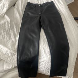 Aritzia Size 4 Leather Pants 