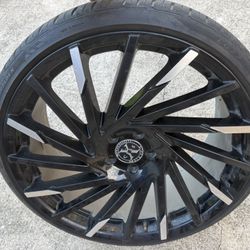 Rims And tires 22inches 
