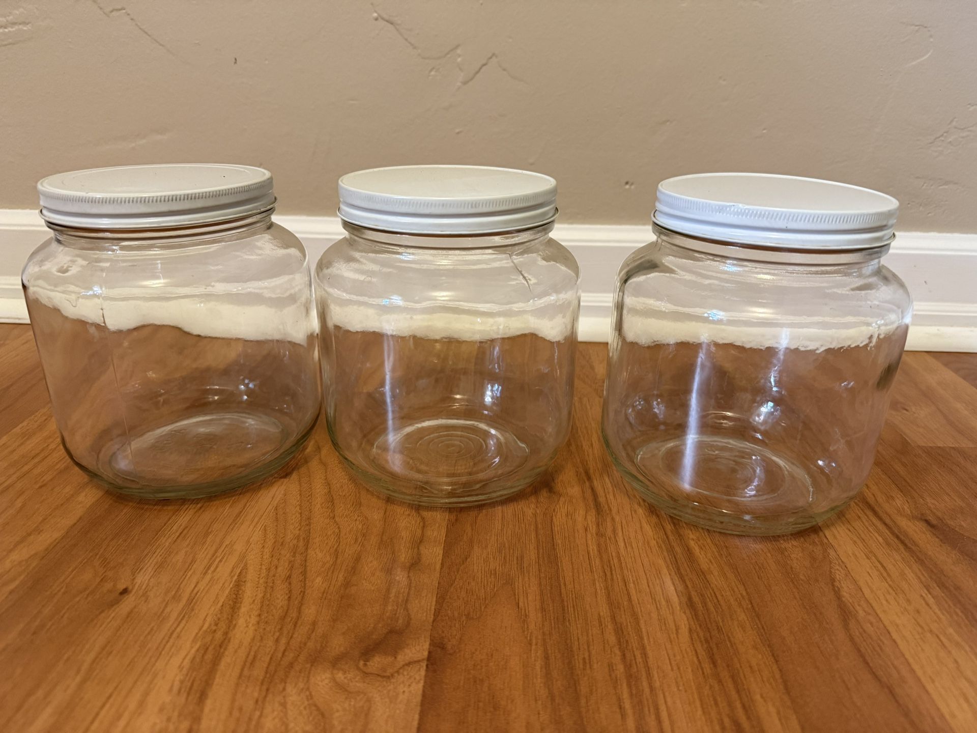 Glass Jars - Set Of 3