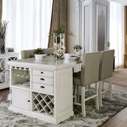 5PC Counter Height Dining Table Set 