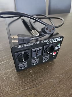 US to EU Travel Adapter,Yinleader 3000W Voltage Converter Power Transformer (220V to 110V, 110V to 220V). Like New