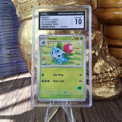 POKÉMON CARD IVYSAUR MY FIRST BATTLE - CGC - GEM MINT 10