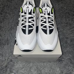 Size 10,  men’s brand new unworn Adidas shoes with tags and box