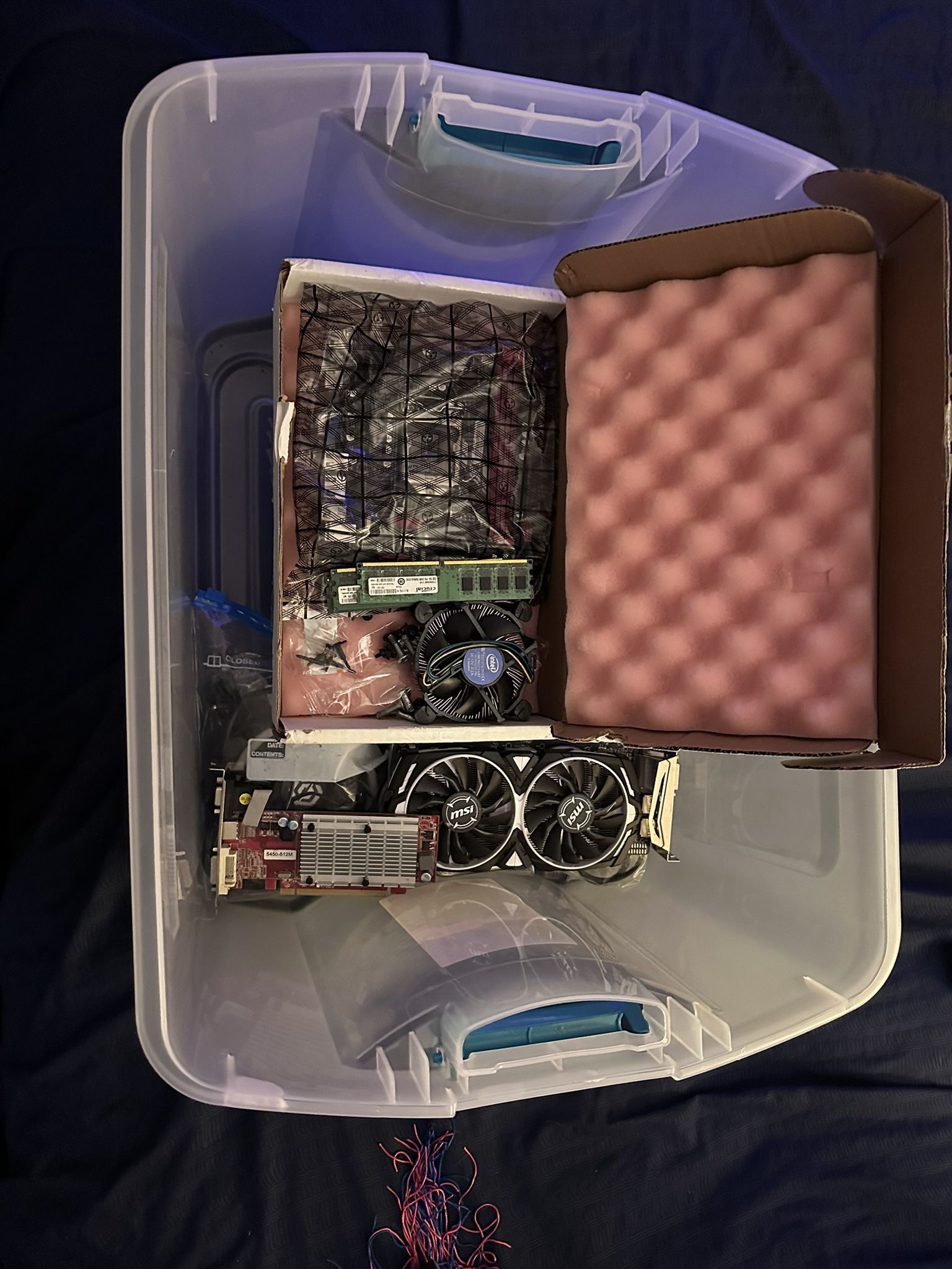 A Bundle Of Used PC Parts For Sale!