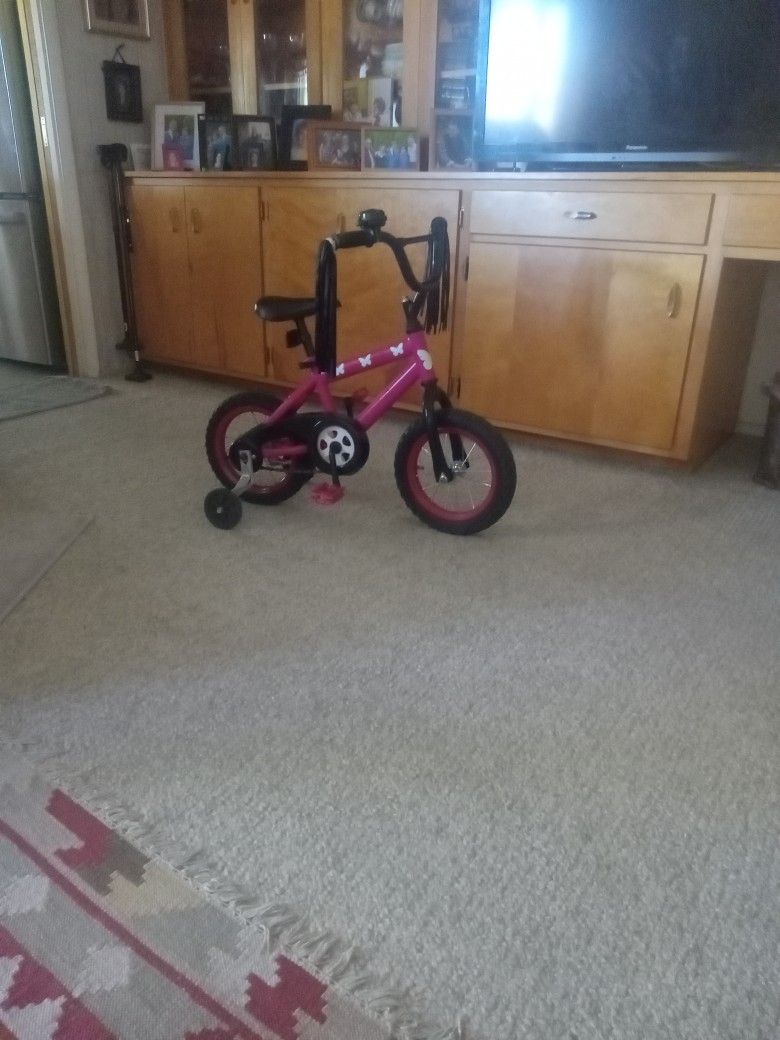 First Bicycle with training Wheels
