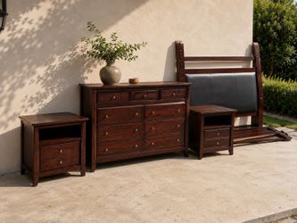 Complete Bedroom Set – Dresser, 2 Nightstands & Headboard