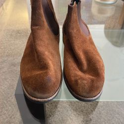 Allen Edmonds  Suede Chelsea Boots - Size 11.5 