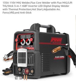 NEW 135A 110V MIG WELDER INVERTER LED DIGITAL DISPLAY