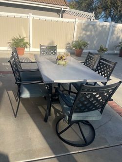 Patio table set
