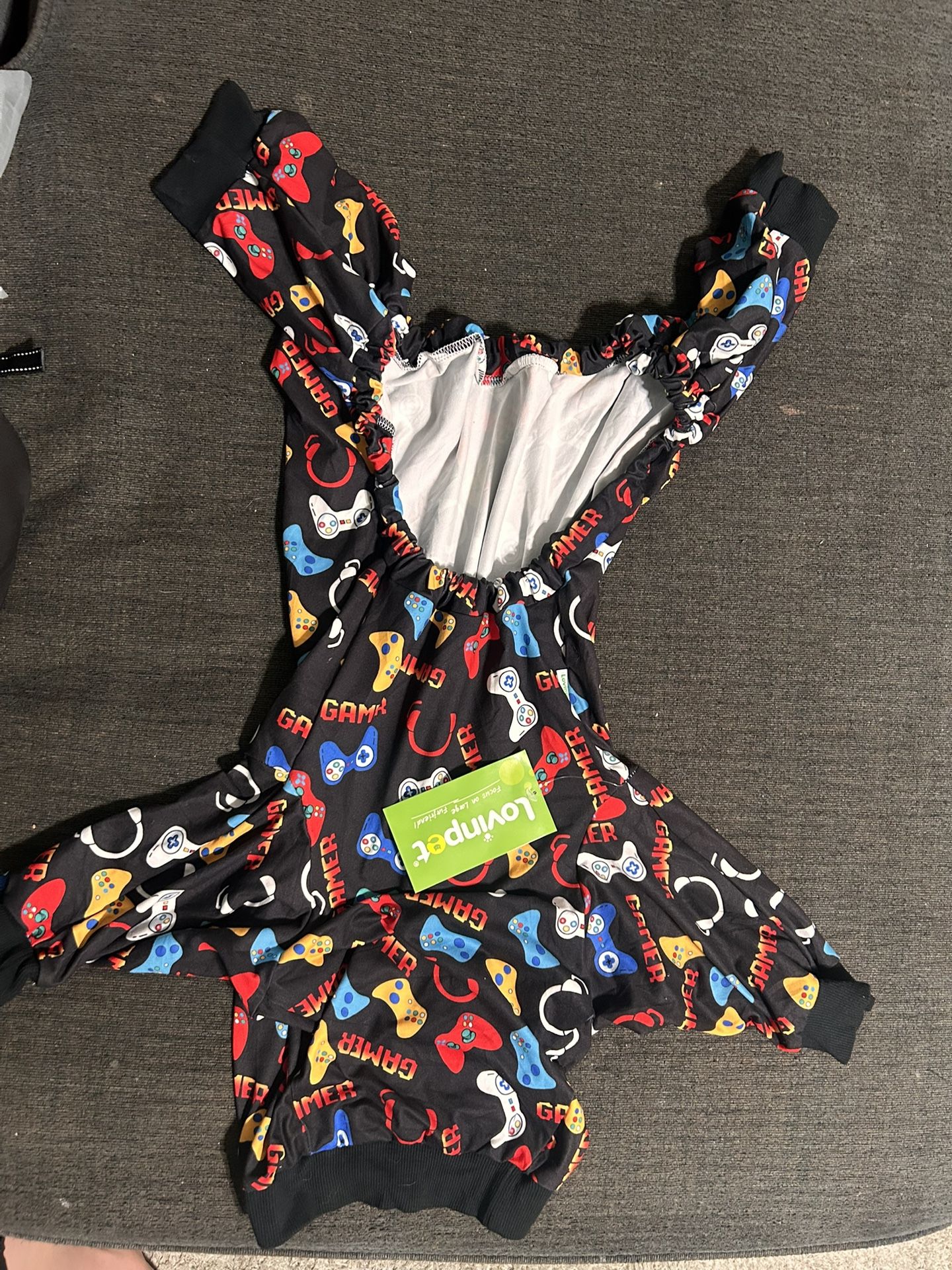 Dog Outfit And Red Collar