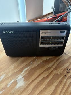 Sony FM/AM Portable Radio Icf38