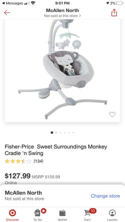 Fisher price baby swing