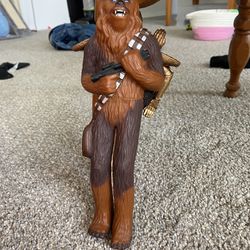 Vintage 1995 Chewbacca carrying C-3PO Applause Collectors Star Wars 11" inches