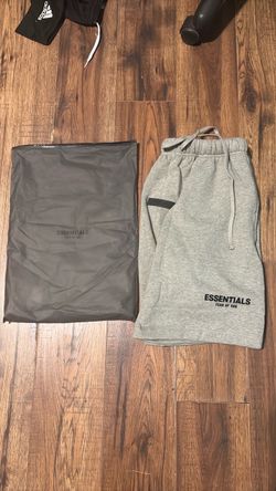Fear of God Essentials Sweat Shorts dark oatmeal color “medium”