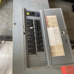 Square D QO Breaker Panel With Breakers