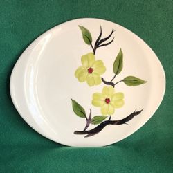 Dixie Dogwood Platter Blueridge POTTERY 