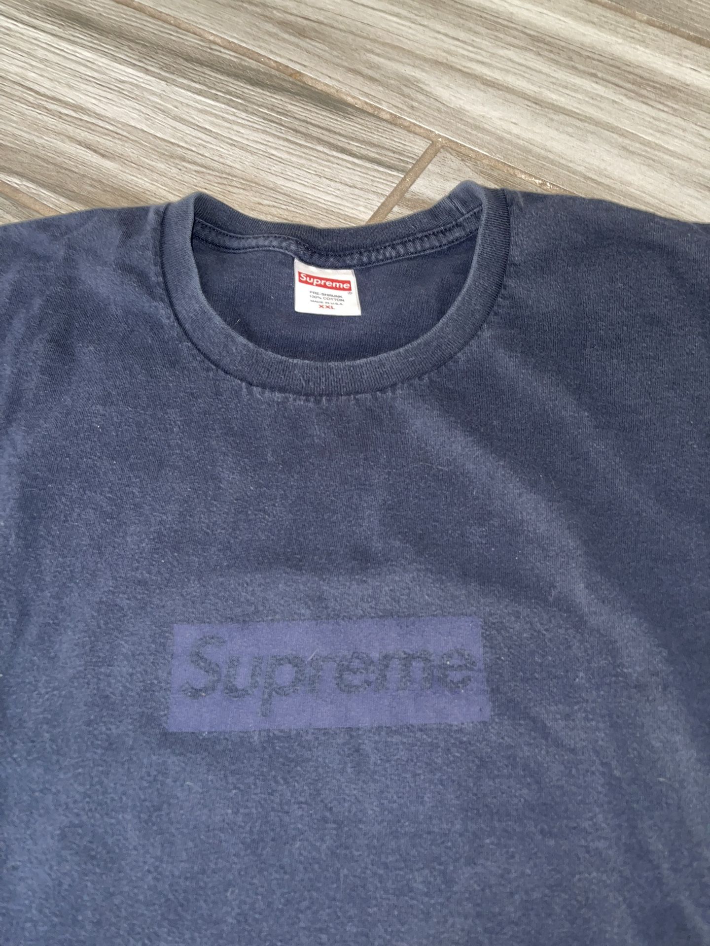 Supreme Navy Blue Box Logo